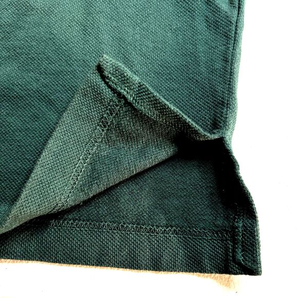 VTG Boundary Line Shirt USA Made Embroidered Terrier Dog Mock Neck Men’s SZ M - Picture 7 of 11